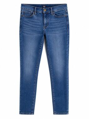 Gap denim Light wash ankle length skinny jeans size 27P petite